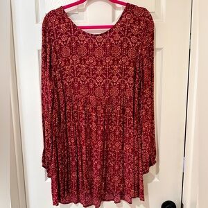 New with tags 90s style boho Forever 21 floral dress size XL